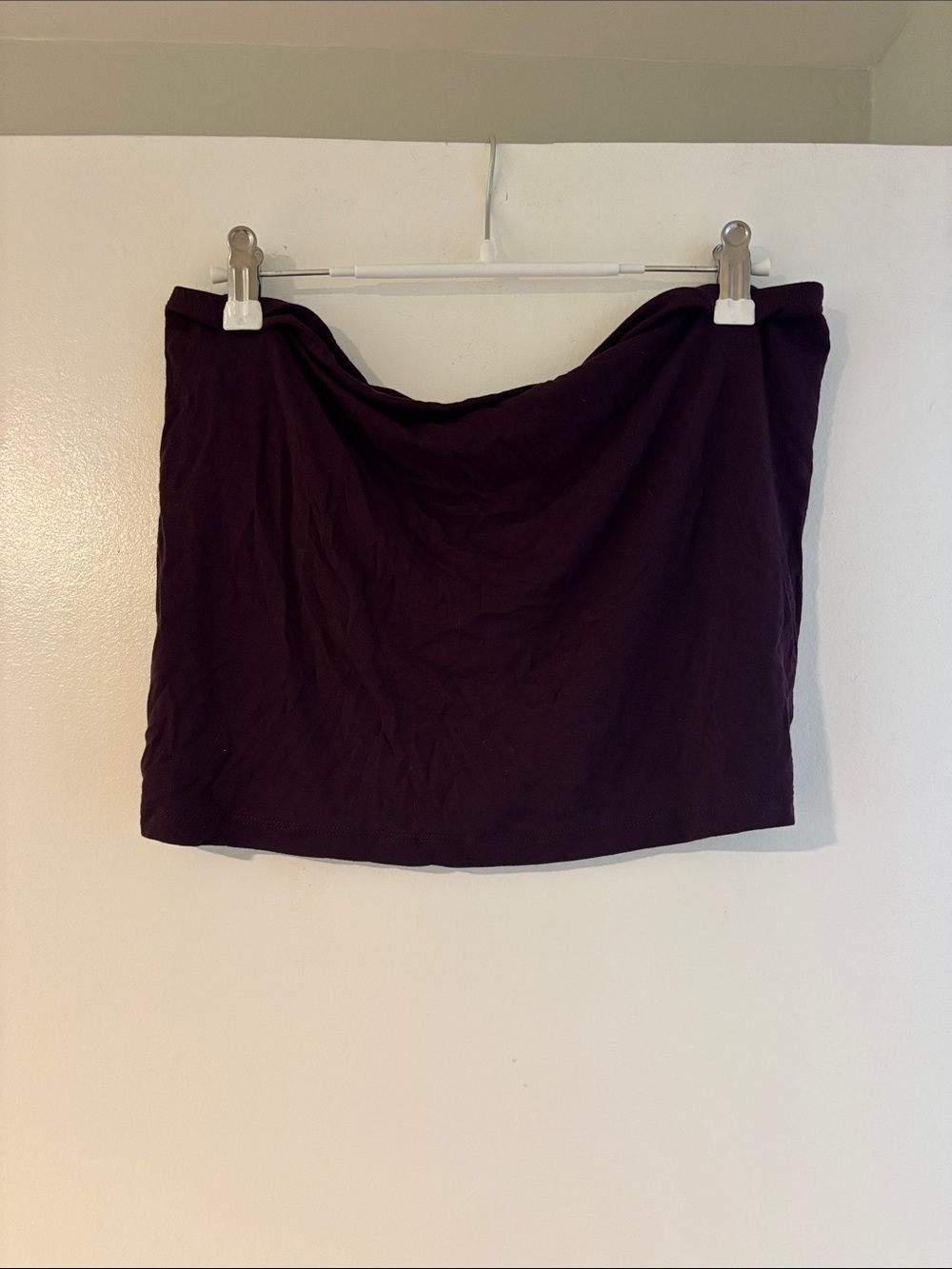 10 Crosby Derek Lam Plum Strapless Tank Top
